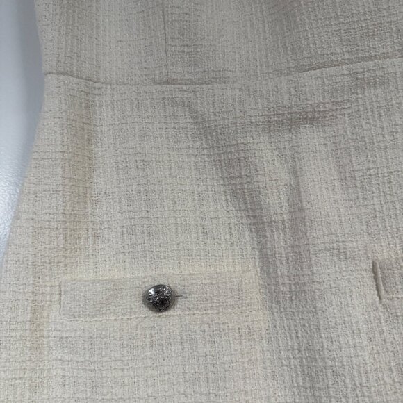 Veronica Beard Sabra Mini Dress Non-Stretch Tweed Sleeveless Square Neck - Picture 5 of 8